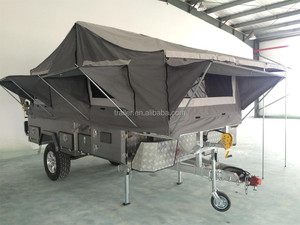 حار بيع مقطورة عربات سكنية عالية الصلابة إلى الأمام للطي التخييم مقطورة - Product Image 2