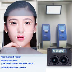 Trung Quốc OEM ODM 2MP ống kính kép CMOS USB2.0 liveness phát hiện tốc độ cao Nhận dạng khuôn mặt máy ảnh với phần mềm SDK trong kho - Product Image 2