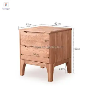 Premium Camera Da Letto di Qualità tavolo solido di Disegno Semplice comodino in legno