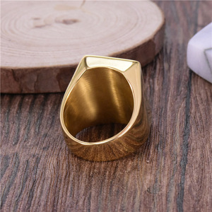 Barcelona football club logo stainless steel men'<span class=keywords><strong>s</strong></span> ring - Product Image 3