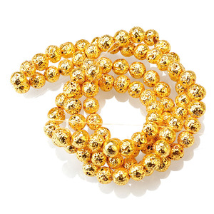 Perles <span class=keywords><strong>de</strong></span> pierre naturelle <span class=keywords><strong>de</strong></span> lave plaquées or rose argenté, perles <span class=keywords><strong>de</strong></span> roche <span class=keywords><strong>de</strong></span> lave d'aromathérapie <span class=keywords><strong>de</strong></span> diffuseur d'huile essentielle - Product Image 5