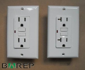 YGB-094WR BAREP tipo americano gfci toma de corriente de alimentación de <span class=keywords><strong>CA</strong></span> toma de teléfono - Product Image 3