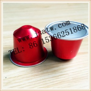 Wegwerp nieuwe aluminium koffiecapsules met deksel - Product Image 5