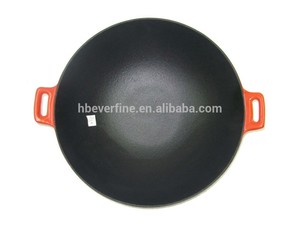 Chinois <span class=keywords><strong>grand</strong></span> <span class=keywords><strong>wok</strong></span> avec couvercle en aluminium - Product Image 1