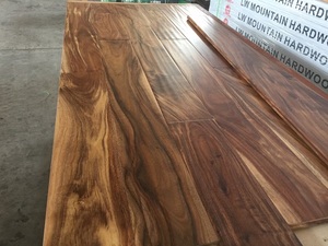 Plancher en bois dur d'acacia préfini <span class=keywords><strong>Tobacco</strong></span> Road, raclé à la main - 5 po x 3/4 po - Product Image 2
