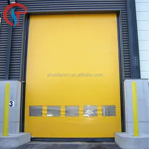 Pvc Industrial Shutter Zipper Self Repair Industrial Shutter High Speed Pvc Door Roll Up Doors