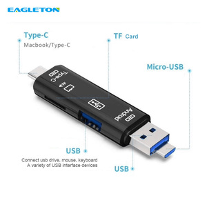 Fábrica inteligente tipo C USB Micro y <span class=keywords><strong>SIM</strong></span> SD OTG lector de tarjetas para el teléfono móvil - Product Image 6
