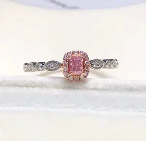 AGL Pink Diamond cheap natural diamond ring diamond