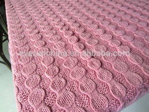50ch88 100% coton 100% acrylique. 100% laine 3d polka dot machine <span class=keywords><strong>pull</strong></span> en tricot <span class=keywords><strong>couverture</strong></span> tricotée jeter - Product Image 1