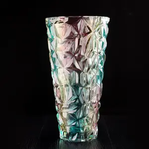 goedkope hoge glazen vazen bohemen helder glazen vaas fabrikant