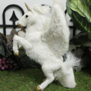 Jardin ornements en peluche faux de marche jouet licorne - Product Image 2