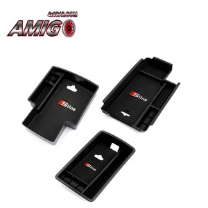 Boîte de rangement Pour <span class=keywords><strong>Audi</strong></span> A3 A4 A4L A5 <span class=keywords><strong>Q3</strong></span> Q5 Console boîte - Product Image 1