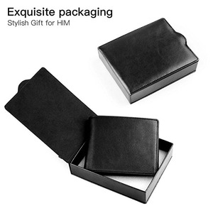 Mens Cartera de cuero ztotop Delgado bifold RFID bloqueo cartera con 2 ID window Card <span class=keywords><strong>Walet</strong></span> Billetero - Product Image 6