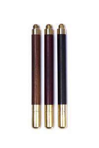 <span class=keywords><strong>Penna</strong></span> <span class=keywords><strong>a</strong></span> <span class=keywords><strong>sfera</strong></span> in <span class=keywords><strong>legno</strong></span> lavorata in ottone con tornitura in metallo CNC ad alta precisione - Product Image 2