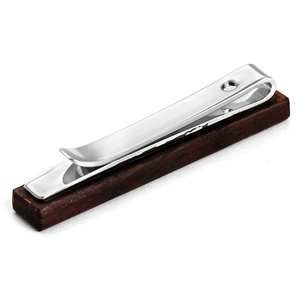 木製タイクリップダークウッドカラータイバー - Product Image 3