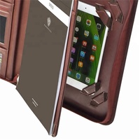 Portafolio Profesional para Currículum Ejecutivo, Organizador de Documentos en Cuero PU, Mini Carpeta Lista para Usar, Marca OEM y ODM