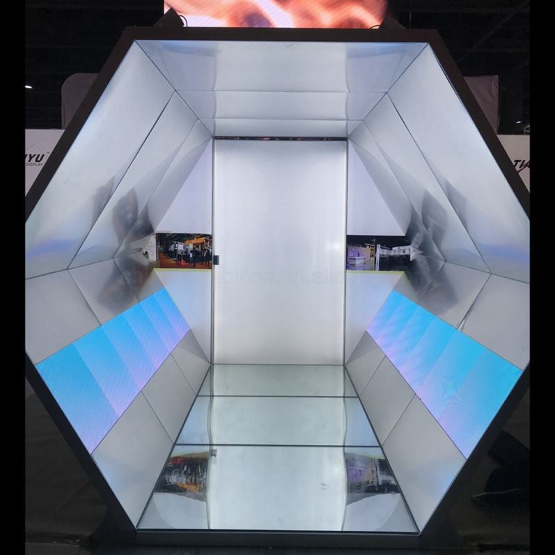 Prix bon marché Réutilisable Promotionnel de Haute Qualité Nouvelle Conception Led écran Stand D'exposition Portable