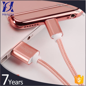 En gros Téléphone Portable Accessoires en nylon tressé 1 m 2 m USB Câble de Recharge pour <span class=keywords><strong>iPhone</strong></span> <span class=keywords><strong>6</strong></span> <span class=keywords><strong>s</strong></span> - Product Image 5