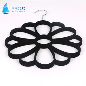 Nuevo procesamiento personalizado flor Flocado de seda toalla rack belt rack - Product Image 1