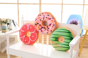 Bantal Donat Mewah Kustom Bantal Berbentuk Makanan Bantal - Product Image 3