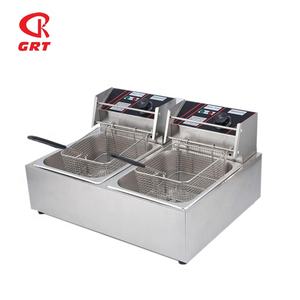 Friggitrice Commerciale GRT-EF82 a Doppia Vasca per Pollo 6L+6L - Product Image 1