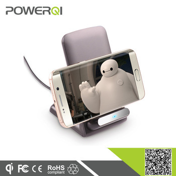 Для iphone для samsung ци powermat беспроводное зарядное устройство стенд быстрая зарядка pad Стоя