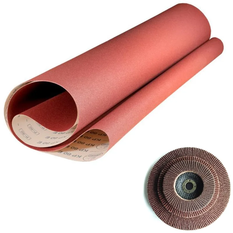 Koop 1.38*50 meter EEN/Oabrasive doek rollen voor maken flap schijven flap wielen