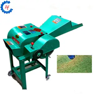 Animal feed processing hay cutter lawn mower green grass cutting crushing machine