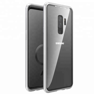 Adsorbimento magnetico Cassa di Vetro per Samsung <span class=keywords><strong>Galaxy</strong></span> <span class=keywords><strong>S9</strong></span> Temperato Vetro Della Copertura Posteriore del Metallo Paraurti per Samsung <span class=keywords><strong>S9</strong></span> Più - Product Image 1