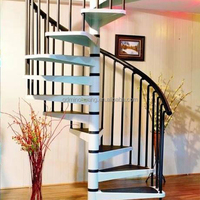 Escalier en colimaçon galvanisé, escalier extérieur, escalier en acier, escalier circulaire intérieur, escalier avec main courante en acier inoxydable