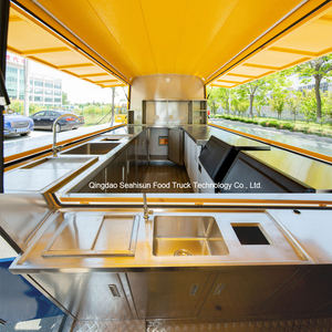Citroen <span class=keywords><strong>camion</strong></span> de nourriture de crème glacée de café chariot de nourriture électrique à vendre - Product Image 6