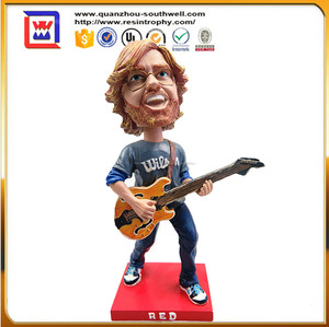 Teste bobble resina chitarra Uomo e polyresin bobble bobble head e <span class=keywords><strong>chitarrista</strong></span> <span class=keywords><strong>chitarrista</strong></span> testa in vendita - Product Image 1