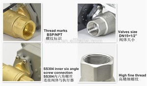 3 cách van bi cơ 12 v 24 v <span class=keywords><strong>mini</strong></span> auto nước shut off van điện - Product Image 4