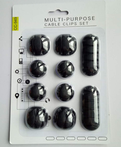 10 Cái Đầy Màu Sắc Silicone Cable Clip Dây Dây Organizer Cable Winder Với Sticker - Product Image 6