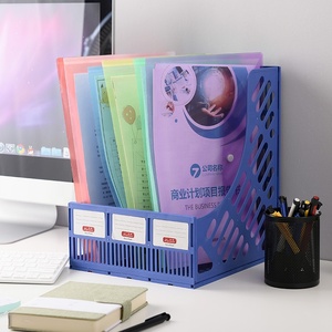 Bolsa transparente con botón de color A4, bolsa de datos de archivo, de recibo - Product Image 2