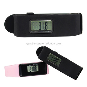 Montre de <span class=keywords><strong>sport</strong></span> à affichage numérique, podomètre de marche et de fitness avec compteur de calories, alarme, affichage 12/24 heures, bracelet en silicone - Product Image 1