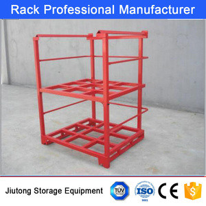 <span class=keywords><strong>Cage</strong></span> de stockage portable de haute qualité, étagères à palettes pliables pour entrepôt - Product Image 6