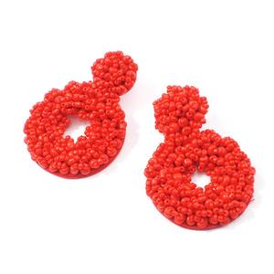 Hoa Tai Hạt Thủ Công Bán Chạy Mới HANSIDON Hoa Tai Hạt Quyến Rũ Thương Hiệu Lớn Phong Cách Bohemian Phóng Đại Trang Sức Dự Tiệc - Product Image 4