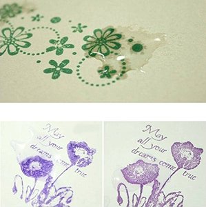 Tampons encreurs de timbre les plus vendus solubles dans l'eau pour enfants bricolage Scrapbooking, impression de doigts et fabrication de cartes 15 couleurs d'encre artisanale - Product Image 6