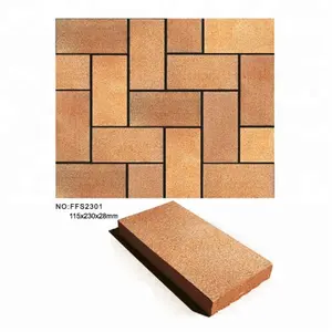 Natural Clay Brick Paver Walkway Tiles Patio Paver