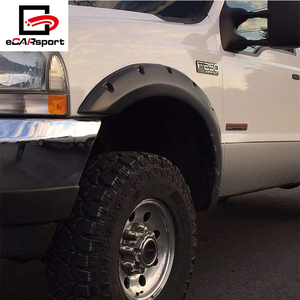 Pour Ford <span class=keywords><strong>Super</strong></span> Duty F-<span class=keywords><strong>250</strong></span> F-350 ABS Poche Rivet Style Roue Large Corps Élargisseurs d'ailes Garniture - Product Image 4