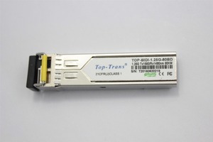 Toptrans <span class=keywords><strong>Netgear</strong></span> kompatibel GS110TP 1.25G 1310/1550nm 80km DDM BIDI SFP modul Fiber 144 kabel serat optik Core - Product Image 3