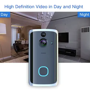 VESAFE 720p hareket sensörü gece görüş kızılötesi kapı zili wifi kamera