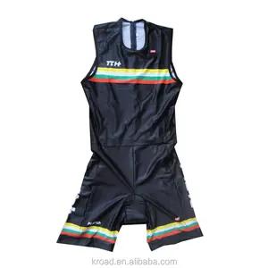 专业定制高品质自行车铁人三项/tri suit 运行游泳女性/男士