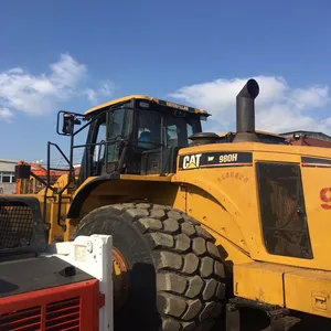 Used caterpillra 980H heavy wheel loaders imported from japan construction equipment