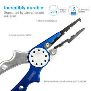 Pince de pêche multifonction en alliage de titane résistante à l'eau salée, décrocheur d'hameçons, ouvre-anneaux brisés, outils de gros B2B - Product Image 5