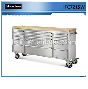 Acero inoxidable de alta resistencia banco de trabajo de herramientas / 96 pulgadas <span class=keywords><strong>en</strong></span> el pecho banco de trabajo con cajón - Product Image 2