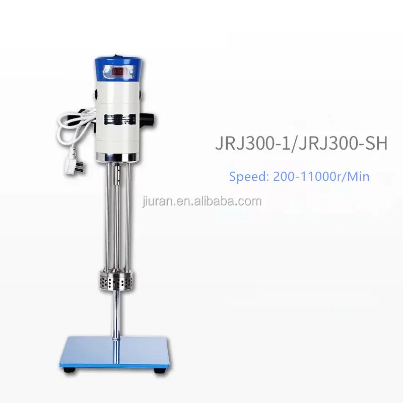 साबुन सौंदर्य प्रसाधन के लिए JRJ300-1JRJ300-SH डिजिटल प्रयोगशाला इलेक्ट्रिक शियर होमोजेनाइज़र उच्च गति कतरनी फैलाव JRJ300-I
