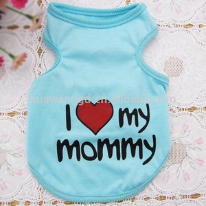 En vrac é<span class=keywords><strong>t</strong></span>é, <span class=keywords><strong>t</strong></span> shirt chien chien de vêtements bon marché j'aime maman/daddy - Product Image 2