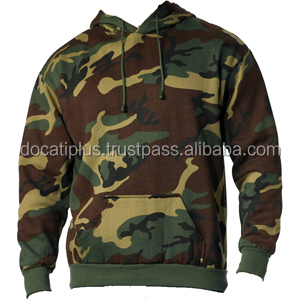 Sudadera con capucha de diseño de camuflaje personalizado OEM para hombre - Product Image 5